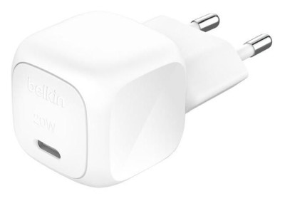 Väggladdare Belkin BoostCharge USB-C Wall Charger 20W - Vit