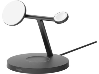 Trådlös Qi2-laddare Belkin BoostCharge Pro 3-in-1, MagSafe, inkl. 40W USB-C strömadapter - Svart#2