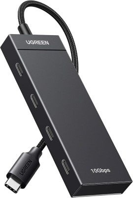 UGREEN USB C Hub 10 Gbps, adapter med 4 USB C 3.2-portar, höghastighets USB C multiportsplitter för iPhone 15/15 Pro, MacBook Pro, iMac, iPad Pro, Chromebook, Galaxy S23 m.fl.