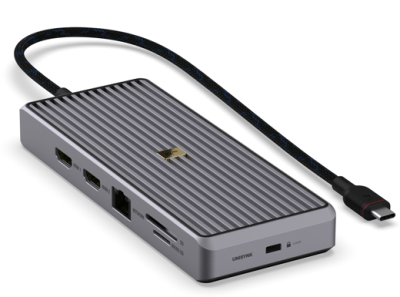 Unisynk 12 Port USB-C Hub 8K 100W Grey