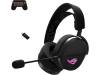 Asus ROG Pelta Wireless Gaming Headset, RF/Bluetooth/USB-C, Aura Sync RGB - Svart