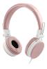 Streetz HL-W200 headset, 3,5mm, vikbara, 1,5m - Rosa#1