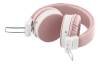 Streetz HL-W200 headset, 3,5mm, vikbara, 1,5m - Rosa#2