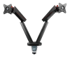 Bordsfäste Deltaco GAM-102 Spring-Assisted Pro Gaming Monitor Arm för 2 skärmar 17-32" - Svart#2