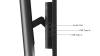 27" Lenovo ThinkVision P27h-30, IPS 2560x1440, 4 ms, höjdjusterbar, pivot, HDMI/2xDP/USB-C 100W, LAN, USB 3.2-hubb#6