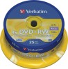 DVD+RW media Verbatim 4.7 GB 4X, 25-pack spindel