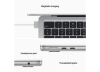 Apple MacBook Air (2022) 13.6 tum, Apple M2 8-core CPU 8-core GPU, 16 GB, 256 GB SSD - Silver#7