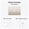 Apple MacBook Air 15.3 tum, Apple M4 10-core CPU 10-core GPU, 24 GB, 512 GB SSD - Stjärnglans#3