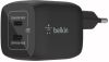 AC-adapter Belkin Boost Charge Pro 45W, Dual USB-C GaN Wall Charger med PPS - Svart