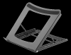 DELTACO Office, Foldable Laptop/Tablet Stand, 5 positions#1