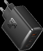 Baseus USB C Laddare 65W USB C-Strömadapter 3-portars GaN5 PD Charger PPS Kompatibel med MacBook Pro/Air, iPhone 15 Pro Max, 15, iPad Pro, Galaxy S23 Ultra, S23, S22, Steam Deck#1