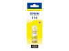 Epson EcoTank 114 Gul, flaska 70ml