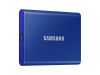 2 TB Samsung Portable SSD T7, USB-C 3.2, inkl. adapter för Typ A - Blå#1