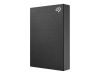 4 TB Seagate One Touch Portable Drive, 2.5", lösenordsskyddad, USB 3.2 - Svart