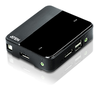 Systemswitch ATEN CS782DP-AT, 2-vägs KVM, Displayport 4K@60Hz, USB, ljud, kablage ingår#1