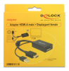 DeLOCK HDMI till Displayport adapter, 4K, HDMI ha, DP hona, svart#2