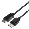 DisplayPort-kabel, DP 1.4, 8K@60Hz, Deltaco, LSZH, 5 meter - Svart