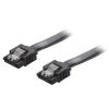 DELTACO Sata 6 GPQS 75cm black with clips blister#1