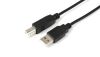 MicroConnect USB2.0 A-B 1m M-M BLACK Hi-Speed cable