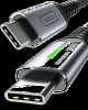 INIU USB C till USB C-Kabel, 100W PD QC 4.0 20V/5A USB C Snabbladdningskabel, nylonflätad mobilladdare kompatibel med iPhone 15 Pro Max Samsung S22 S21 Note iPad MacBook Pro Huawei Xiaomi etc. [2m]#1