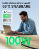 INIU USB C till USB C-Kabel, 100W PD QC 4.0 20V/5A USB C Snabbladdningskabel, nylonflätad mobilladdare kompatibel med iPhone 15 Pro Max Samsung S22 S21 Note iPad MacBook Pro Huawei Xiaomi etc. [2m]#3