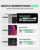 INIU USB C till USB C-Kabel, 100W PD QC 4.0 20V/5A USB C Snabbladdningskabel, nylonflätad mobilladdare kompatibel med iPhone 15 Pro Max Samsung S22 S21 Note iPad MacBook Pro Huawei Xiaomi etc. [2m]#4