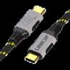 LINKUP – USB 4.0 240 W 40 Gbps typ-C Thunderbolt 3/4, 8 K @ 60 Hz video, hållbar ärm kabel – kompatibel med iPhone 15 Pro/Max, MacBook Pro/Air, iPad Pro, Galaxy S23 snabbladdning (2,0 m/6,6 fot)