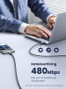 UGREEN 100W USB C till USB C-kabel 2st PD3.0 PPS USB-C laddningskabel 5A/20V kompatibel med iPhone 15 Pro Max, M2 MacBook Pro/Air M2 iPad Pro 2022 Galaxy S23 Ultra Pixel 7 Steam Deck etc. (2m)#4