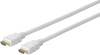 HDMI-kabel Vivolink Pro Ultra Flexible, HDMI 2.0, 4K@60Hz, 1 meter - Vit