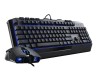 Paket: CM Storm Devastator II Gaming, 2000 dpi mus och tangentbord, USB, nordiskt, blå bakbelysning