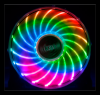 akasa Vegas X7 RGB LED, 120mm Fläkt 120 x 120 x 25mm, 1200 RPM, 41,9 CFM, 23,2 dBA, 3pin fan, 4pin RGB#1