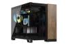 Corsair 2500X Mid-Tower Dual Chamber PC Case, MicroATX, TG - Svart/Valnöt#1