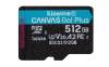 Micro Secure Digital SDXC 512 GB Kingston Canvas Go! Plus, 170/90 MB/sek, Class 10, U3, V30, A2