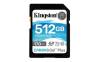 Secure Digital SDXC 512 GB Kingston Canvas Go! Plus, 170/90 MB/sek, Class 10, UHS-I U3, V30