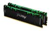 64 GB (2x32GB) DDR4-3600 Kingston FURY Renegade RGB CL18 - Svart