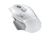 Logitech G502 X Lightspeed Wireless, 25600 dpi, 13 programmerbara knappar, HERO-sensor, RGB - Vit#2