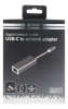 DELTACO PRIME USB-C nätverksadapter, aluminium, rymdgrå#2