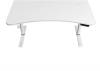 Arozzi Arena Moto Gaming Desk, höjdjusterbart, heltäckande musmatta - Vit#2