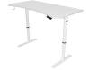 Arozzi Arena Moto Gaming Desk, höjdjusterbart, heltäckande musmatta - Vit#3