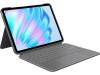 Logitech Combo Touch till iPad Air 11-tum M2, bakbelyst tangentbord med styrplatta, nordiskt - Grå