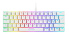 Deltaco WK85R mekaniskt tangentbord i 60% layout, RGB, röda brytare - Vit#2