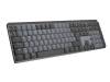 Logitech MX Mechanical Wireless Linear, RF/Bluetooth, bakgrundsbelyst - Grafitgrå