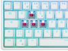 Svive Triton Full red switch (vit) Gamingtangentbord i full storlek, mekaniskt, nordisk layout, RGB,PBT-keykaps#6