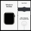 Apple Watch Series 8 GPS + Cellular, 41mm Grafit Rostfri stålboett med Midnatt Sportband#2
