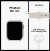 Apple Watch Series 8 GPS, 41mm Stjärnglans Aluminiumboett med Stjärnglans Sportband#2
