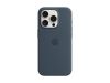 Apple Iphone 15 Pro Silicone Case With Magsafe - Storm Blue#2