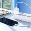 USB C Laddare och Kabel, ARCCRA 20W USB C Snabbladdare och 2m Typ-C-Laddningskabel + USB-C-Charger Strömadapter/Nätadapter med PD Kompatibel med iPhon 15/16 Pro Max/Plus, Samsung Galaxy, Google Pixel m flera