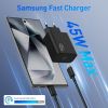 45W Snabbladdare USB-C-Charger för Samsung Galaxy S25 Ultra S24 S23 S22 S21 FE 5G S20, Tab S8 S9, Macbook, iPad, iPhone 16 15, Google Pixel 9 8 7, Laddare PD USBC Plug med 2M typ C-kabel#2