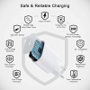 20W USB C-Laddare, USB-C Kontakt/Adapter med PD/QC, Snabbladdare med 2 meters USB-C, Kompatibel med nya Iphone samt alla övrigt med USB-C anslutning! Stödjer Super Fast Charging!#1