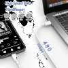 20W USB C-Laddare, USB-C Kontakt/Adapter med PD/QC, Snabbladdare med 2 meters USB-C, Kompatibel med nya Iphone samt alla övrigt med USB-C anslutning! Stödjer Super Fast Charging!#2